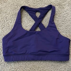 Lululemon purple sports bra size 8